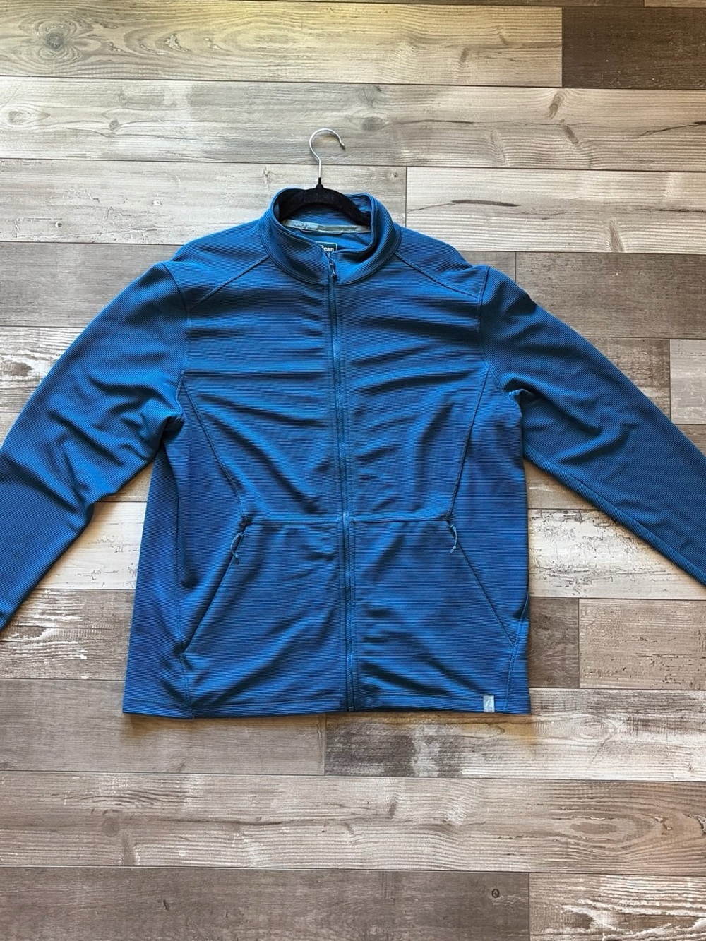 L.L. Bean Men's Teal Full-Zip Performance Jacket